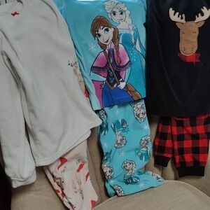 Carter's Frozen Pajama Set - Blue, Pink, and Black
